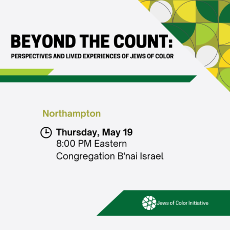 Beyond the Count Congregation B'nai Israel Northampton MA