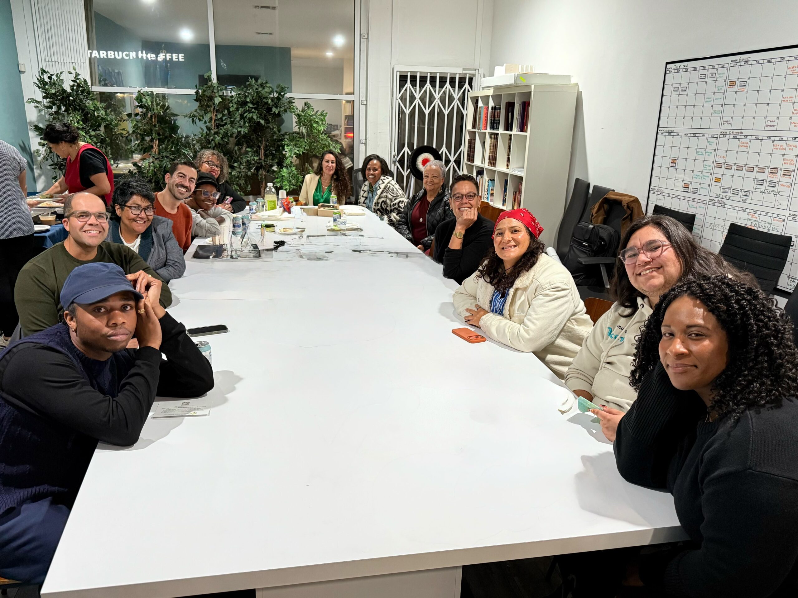 Jews of Color gather with Ilana Kaufman, CEO, for Jews of Color Initiative Listening Tour launch event in Los Angeles, November 18, 2025