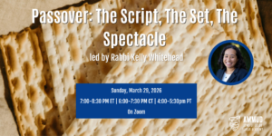 Passover the Script, the Set, the Spectacle with Rabbi Kelly Whitehead