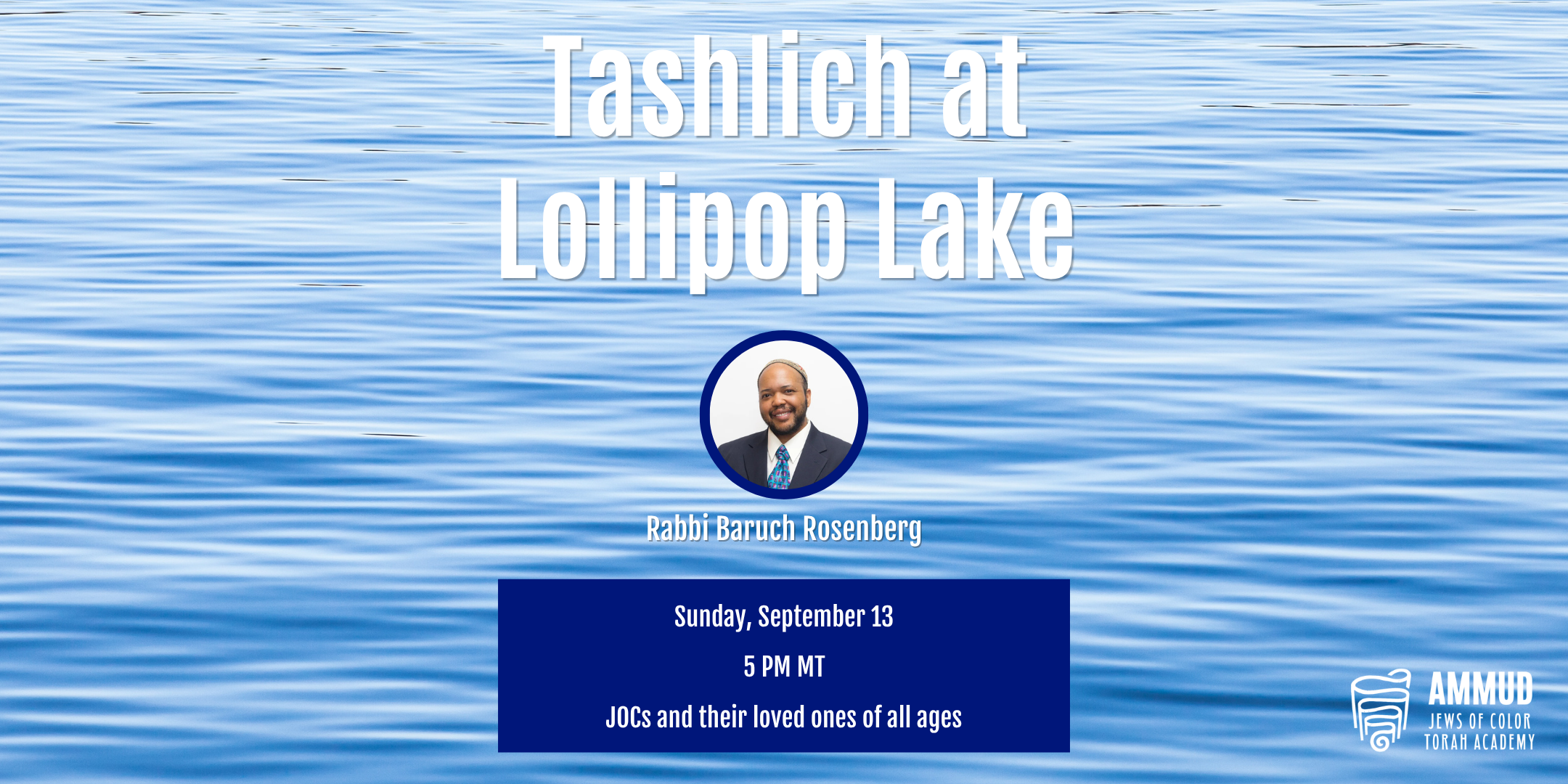 Taschlich at Lollipop Lake