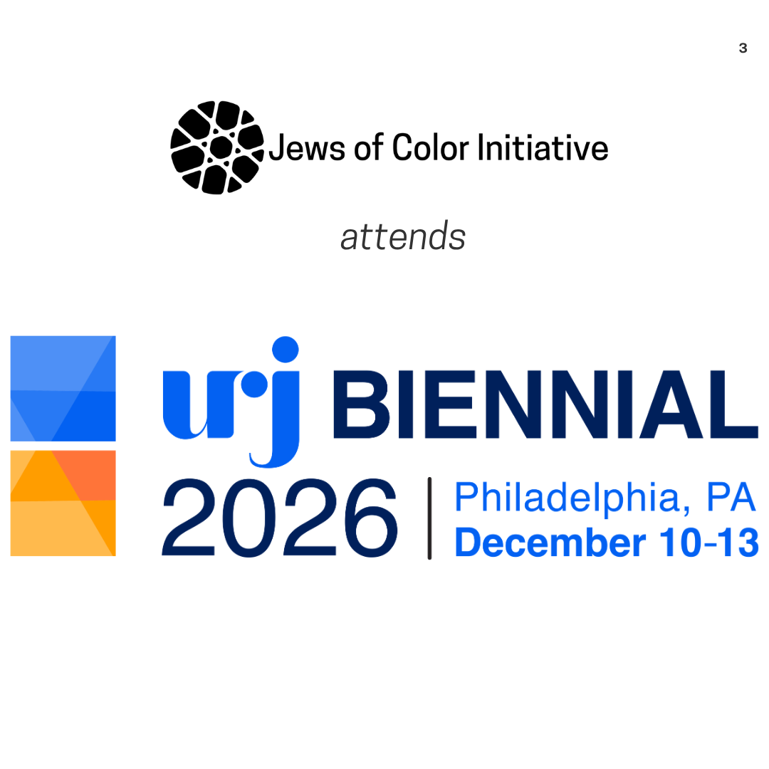 Jews of Color Initiative attends URJ Biennial 2026